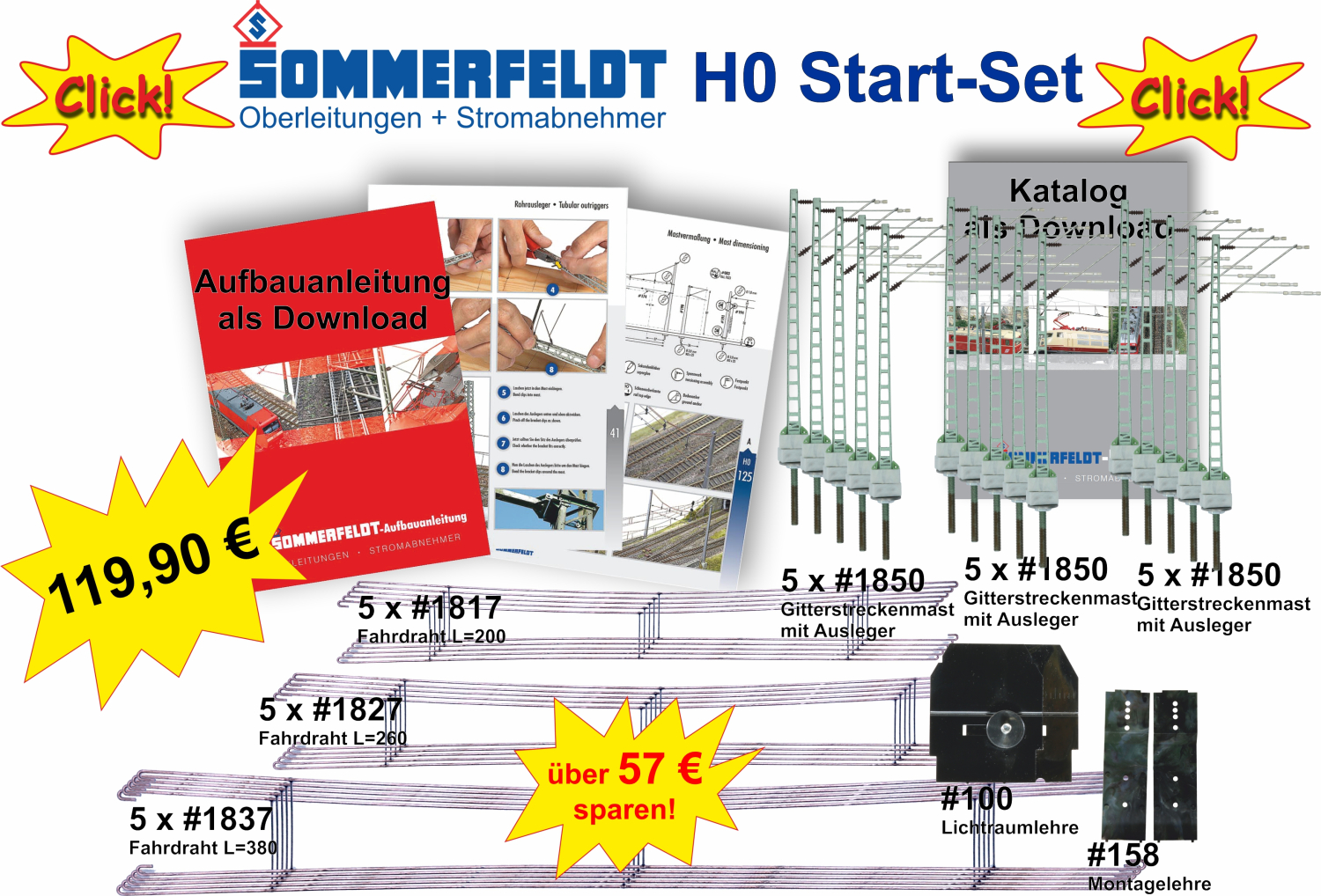 H0 Start-Set Click (1 Stück) {# 1050}